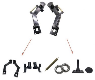 中聯環衛車5080XE6擺臂噴水架總成 中聯環衛車5080XE6擺臂噴水架總成